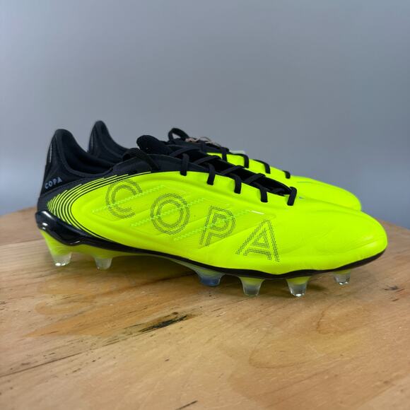 Mens 7 / Womens 8 - Adidas Copa Pure III Elite FG Soccer Cleats Lucid Lemon - Picture 1 of 9